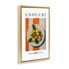 Stupell Industries Traditional Gnocchi Pasta Black Framed Floater Canvas Wall Art - 3 of 4