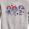 Boys' - LOL Surprise! - LOL Red Blue Stars Graphic Long Sleeve Fleece Sweatshirt - 2 of 4