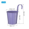 Unique Bargains Metal Detachable Hook Anti-Rust Colorful Finish Flower Holder 2 Pcs - 2 of 4