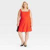 Women's Fit & Flare Mini A-Line Dress - A New Day™ - 3 of 3