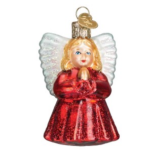 Old World Christmas 3.0 Inch Baby Angel Religious Praying Ornament Tree Ornaments - 1 of 3