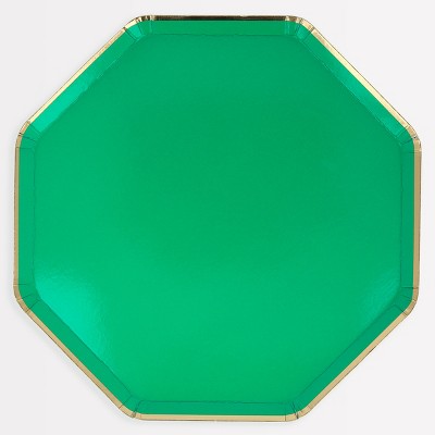 Meri Meri Fir Tree Green Dinner Plates (Pack of 8)