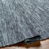 Hauteloom Aneko Beige Handwoven Leather Rag Carpet - 3 of 4
