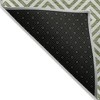 Green And Beige Geometric Washable Indoor Outdoor Area Rug - 4 of 4