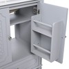 30 Inch Multi-functional Storage Space Bathroom Storage Cabinet with Door Shelf-Christopher Knight Home - 3 of 4