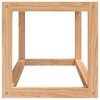 vidaXL Towel Rack 23.6 in.x7.9 in.x7.9 in. Solid Wood Walnut - 4 of 4