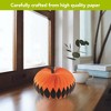 Briarwood Lane Orange Black Pumpkin Honeycomb - Large Magnetic Paper Decor - 7 x 9.5 - 3 of 4