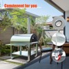 Dual Fuel Outdoor Pizza Oven - Stainless Steel Pizza Maker With Casters Insulation Multi Fuel Grill Portable Design - 3 of 4
