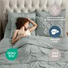 Nestl 9 Piece Comforter Set, Pinch Pleated Bedding Set, Bed in a Bag, Comforter Set with Down Alternative Pillows - 4 of 4