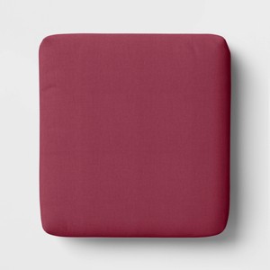 24"x22" Woven Outdoor Deep Seat Cushion - Threshold™ - 1 of 4