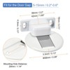 Unique Bargains Zinc Alloy Magnetic Door Stop with Self Adhesive and Screw Mount - 2 of 4