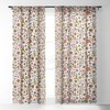 Doodle By Meg Tulip Print Set of 2 Panel Sheer Window Curtain - Deny Designs - 3 of 4