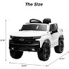 Licensed Chevrolet Silverado 12V Kids Ride On Truck with Parent Remote Control | 2.6 MPH Electric Car - 3 of 4
