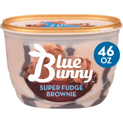 Blue Bunny Super Fudge Brownie Ice Cream - 46 Fl Oz : Target