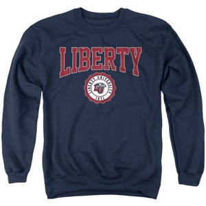 Men's Liberty University Collegiate Seal Crewneck Sweatshirt - 1 of 4