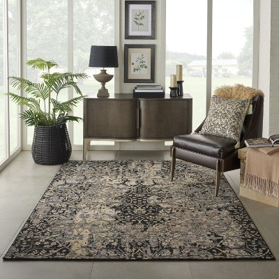 Majestic Vintage Medallion Wool Blend Area Rug 5'6" x 8'