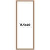 PosterPalooza | Panoramic Deco Brown Picture Frame - UV Acrylic, Foam Board Backing, Hanging Hardware - 2 of 4