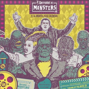 Trends International 2026 Universal Monsters 12"x12" Wall Calendar - 1 of 4
