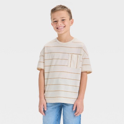 Boys' Short Sleeve Striped T-Shirt - Cat & Jack™