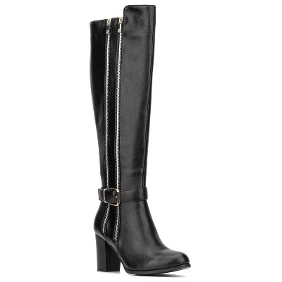New York & Company Women's Andrina Tall Boot - 10, BLACK