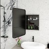 Rectangle Medicine Cabinet Mirror Bathroom Mirror with Storage and LDE, Wall Mounted Medicine Mirror Cabinet, for Bathroom, Living Room, Bedroom - 2 of 4