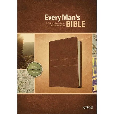 Every Man's Bible-NIV Deluxe Journeyman - (Leather Bound)