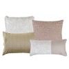Home Mart Goods 7 Piece Pink & White Floral Comforter Set Embroidery Soft Bedding - 3 of 4