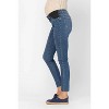 Women's Maternity Raw Hem Skinny Jean - Judy Blue - 2 of 4