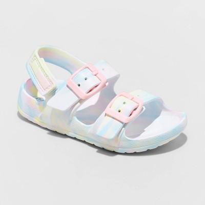 Target 2024 holographic sandals