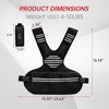 Weighted Vest Adjustable Weights for Women 4-10 Lbs/6-20 Lbs Weight Vest with Ironsand Weights for Strength Training, Walking Running - 4 of 4