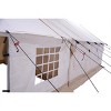 WHITE DUCK Canvas Porch with Stove Jack & Removable Side Walls, Water Repellent Awning for Tents, Cotton Canvas, Multiple Sizes - 4 of 4