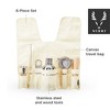Viski Travel Bartender Kit 6pc Set | Drink Mixers for Cocktails Gift Essentials:Classic Cobbler Shaker,Hawthorne Strainer,Bottle Opener,Barspoon,Brown - 3 of 4