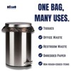 Plasticplace 12-16 Gallon High Density Trash Bags, Black (1000 Count) - 4 of 4