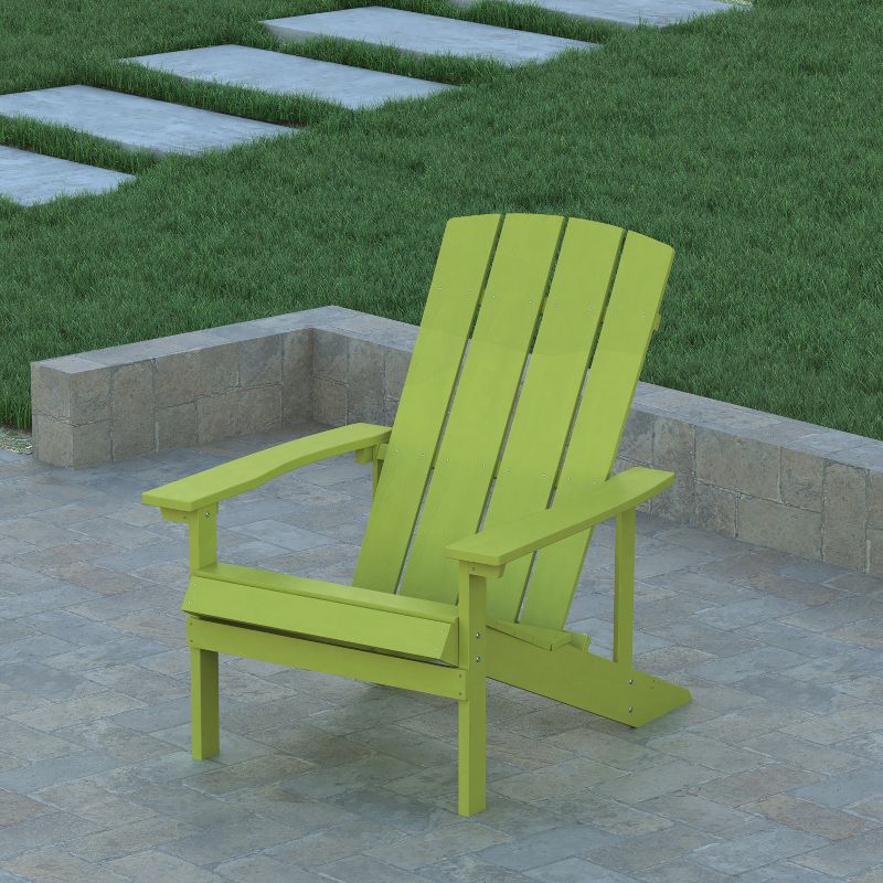 Emma and Oliver All-Weather Adirondack Chair in Faux Wood, 5 of 14
