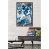 Trends International NFL Carolina Panthers - Derrick Brown 24 Framed Wall Poster Prints - 2 of 4