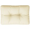 vidaXL Pallet Cushion Cream 23.6"x15.7"x4.7" Fabric - 2 of 4