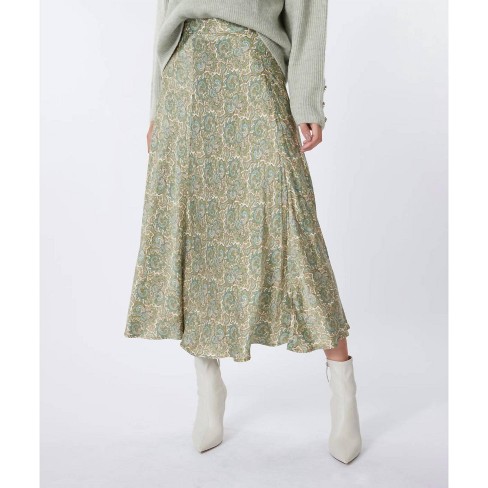 Women's Long Hideaway Print Skirt - ESQUALO - image 1 of 4