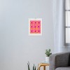 Deny Designs Maritza Lisa Abstract Pink Flowers with Yellow Framed Wall Art Print - 3 of 4
