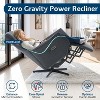 AMERLIFE Zero Gravity Power Recliner Chairs for Adults, Electric Recliner with USB & Type-C Ports, 270 Swivel for Living Room, Chenille - 3 of 4