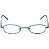 Flex Plus by Vivid FP-10 Designer Blue Light FIlter Reading Glasses in Blue 45mm +1.50 | Ladies | Oval Shape | Small Fit - 2 of 4