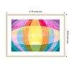 Amanti Art Neon Flare III by Grace Popp Wood Framed Wall Art Print - 4 of 4