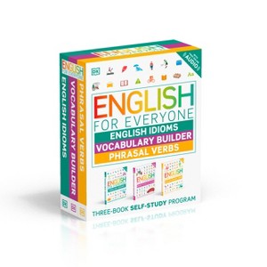 English for Everyone English Idioms, Vocabulary Builder, Phrasal Verbs 3 Book Box Set - (DK English for Everyone) by  DK (Mixed Media Product) - 1 of 1