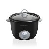 Hamilton Beach 20-Cup Rice Cooker - Black: Nonstick, Cool Touch, 700W, Includes Instructions, Steamer Function - 3 of 3