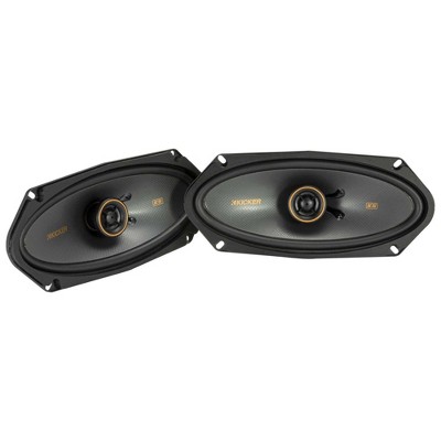Kicker 51KSC41004 KS-Series 4x10" Coaxial Speakers with .5" tweeters, 4-Ohm, Pair