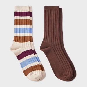 Men's Hybrid Dress Socks 2pk - Goodfellow & Co™ 6-12 - 1 of 3