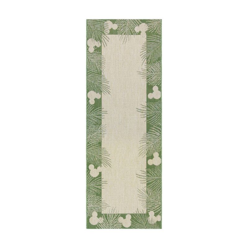 Mickey Mouse Palm Border Outdoor Rug, 1 of 7
