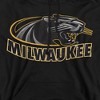 University of Wisconsin-Milwaukee Official Distressed Primary Logo Adult Pull-Over Hoodie - 2 of 4