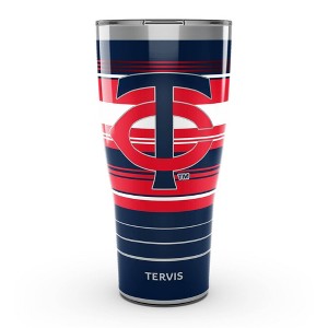 MLB Minnesota Twins 30oz Hype Stripes Stainless Steel Tumbler - 1 of 4