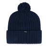 NFL New England Patriots Women's Flourish Knit Beanie: Team Logo Sports Apparel - 2 of 2