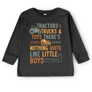 The Juniper Shop Trackers, Trucks & Toys Toddler Long Sleeve Tee - 1 of 4